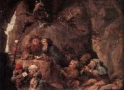 TENIERS, David the Younger Temptation of St Anthony oil painting reproduction